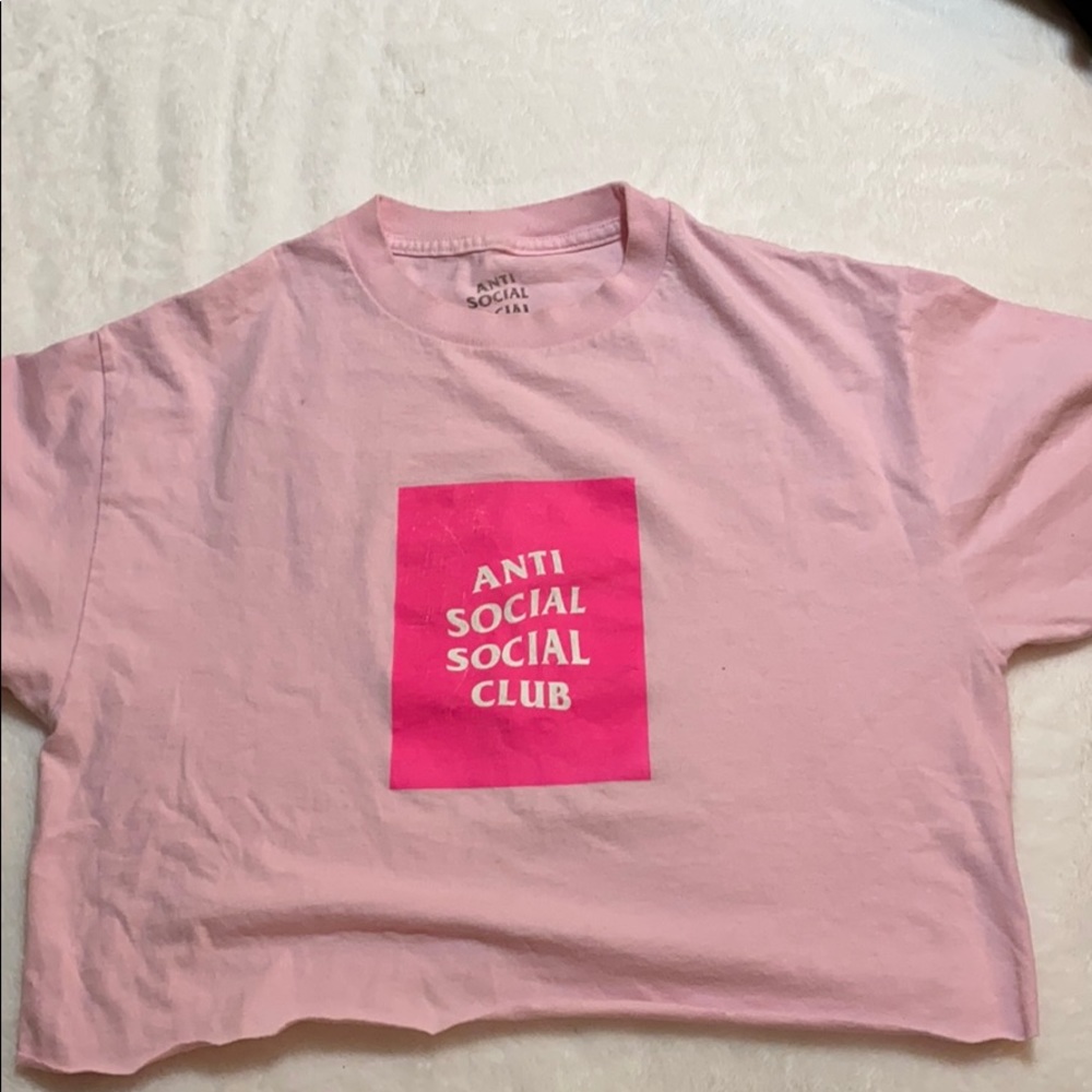 Anti Social Social Club cropped t-shirt